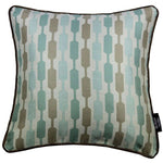 Carica l&#39;immagine nel visualizzatore di Gallery, McAlister Textiles Lotta Duck Egg Blue + Brown Cushion Cushions and Covers Cover Only 43cm x 43cm 
