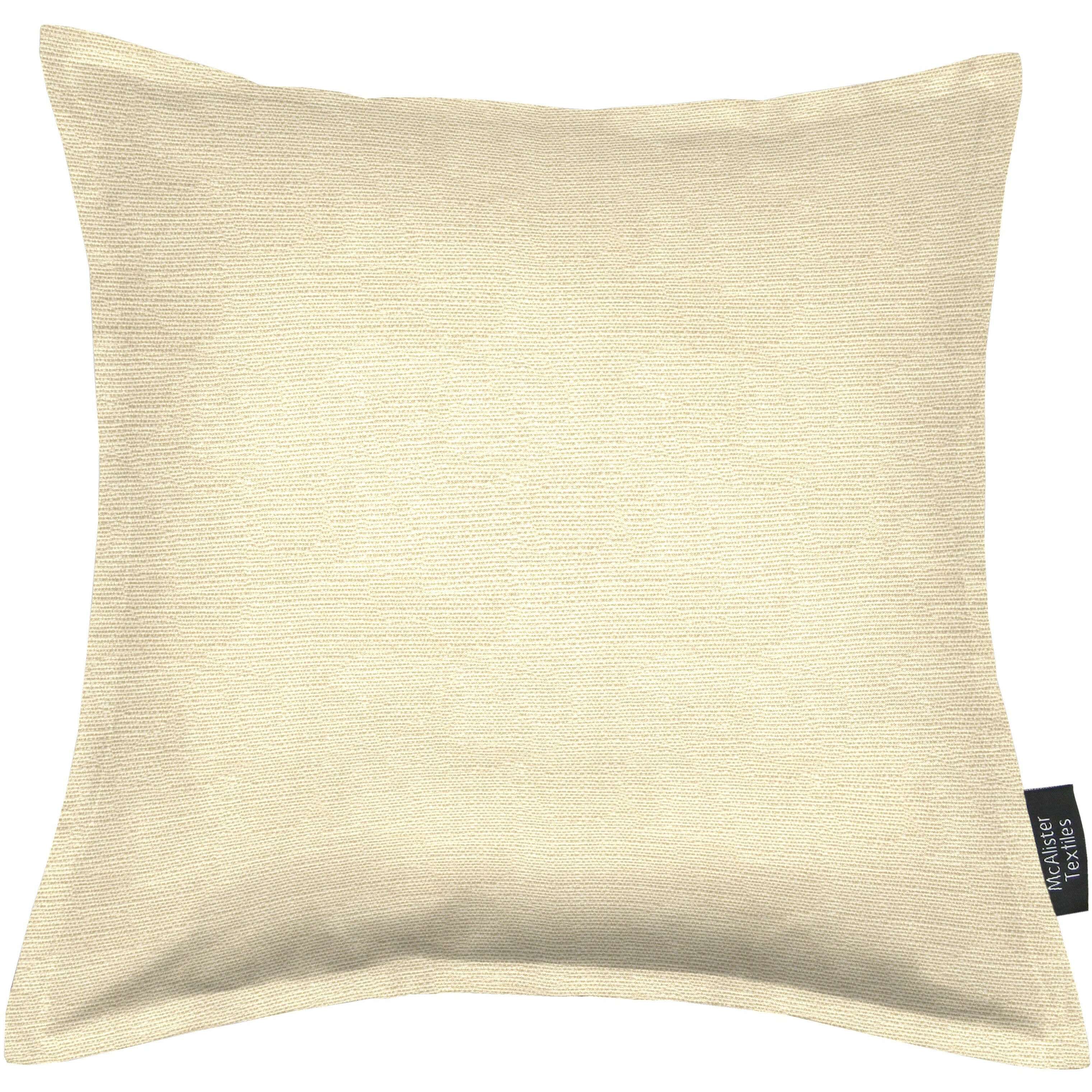 McAlister Textiles Savannah Cream Gold Cushion Cushions and Covers Cover Only 43cm x 43cm 
