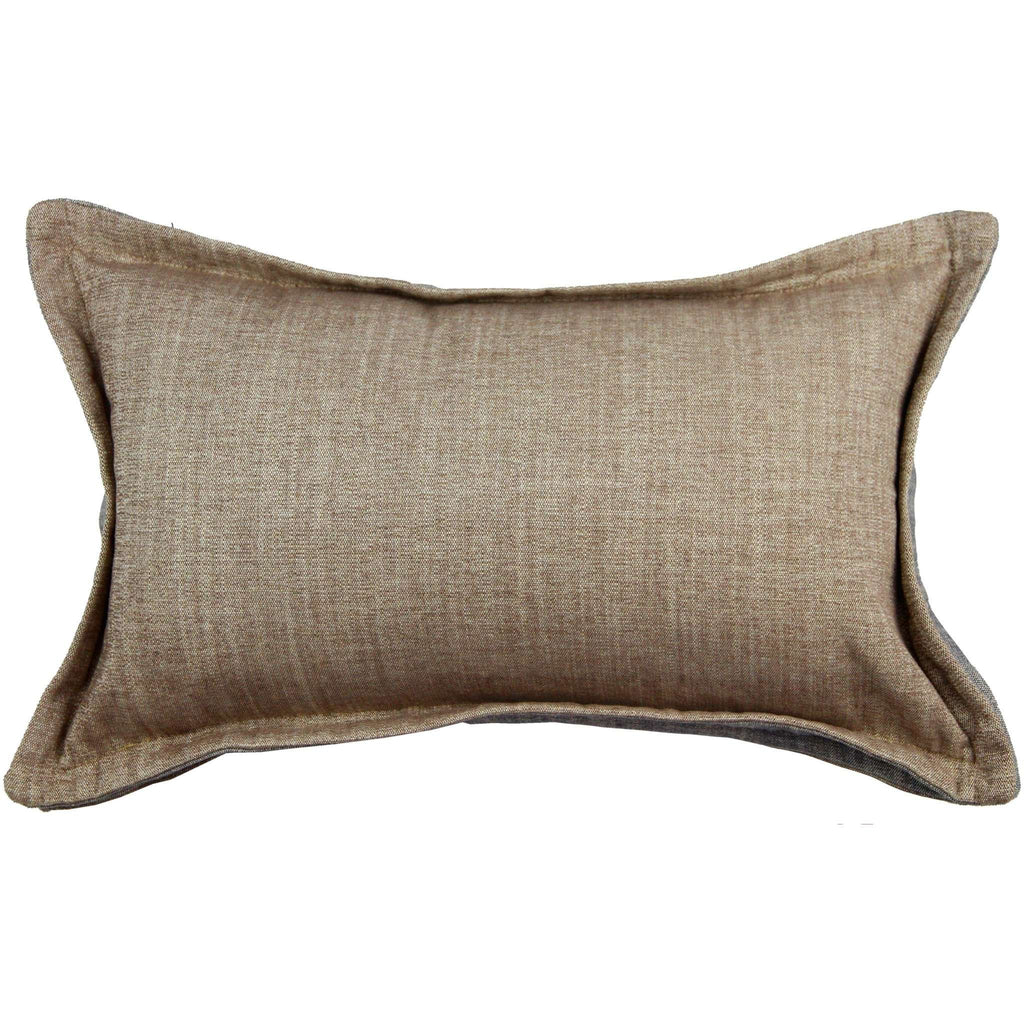 McAlister Textiles Rhumba Accent Taupe Beige + Grey Pillow Pillow Cover Only 50cm x 30cm 