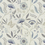 Carica l&#39;immagine nel visualizzatore di Gallery, McAlister Textiles Florence Powder Blue Floral Printed Fabric Fabrics 
