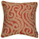 Carica l&#39;immagine nel visualizzatore di Gallery, McAlister Textiles Little Leaf Burnt Orange Cushion Cushions and Covers Cover Only 43cm x 43cm 
