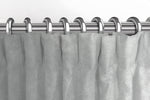 Carica l&#39;immagine nel visualizzatore di Gallery, McAlister Textiles Matt Dove Grey Velvet Curtains Tailored Curtains 
