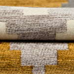 Carica l&#39;immagine nel visualizzatore di Gallery, McAlister Textiles Navajo Yellow + Grey Striped Curtains Tailored Curtains 
