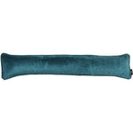Carica l&#39;immagine nel visualizzatore di Gallery, McAlister Textiles Matt Blue Teal Velvet Draught Excluder Draught Excluders 18 x 80cm 
