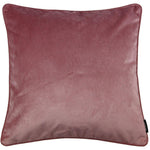 Carica l&#39;immagine nel visualizzatore di Gallery, McAlister Textiles Matt Blush Pink Piped Velvet Cushion Cushions and Covers Cover Only 43cm x 43cm 
