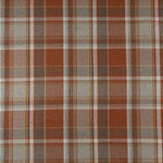 Carica l&#39;immagine nel visualizzatore di Gallery, McAlister Textiles Heritage Tartan Burnt Orange + Grey Curtain Fabric Fabrics 1 Metre 
