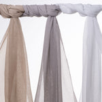 Carica l&#39;immagine nel visualizzatore di Gallery, McAlister Textiles Infinity White Wide Width Voile Curtain Fabric Fabrics 
