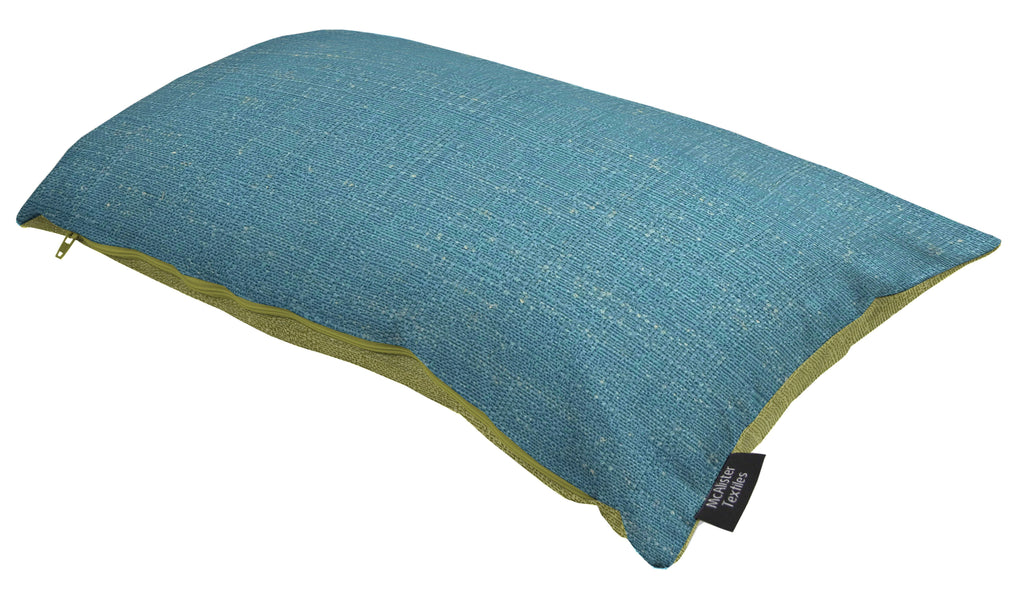 McAlister Textiles Harmony Teal and Sage Green Plain Pillow Pillow Cover Only 50cm x 30cm 