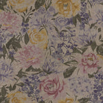 Carica l&#39;immagine nel visualizzatore di Gallery, McAlister Textiles Blooma Purple, Pink and Ochre Floral Fabric Fabrics 1 Metre 
