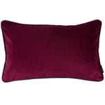Carica l&#39;immagine nel visualizzatore di Gallery, McAlister Textiles Matt Wine Red Velvet Pillow Pillow Cover Only 50cm x 30cm 
