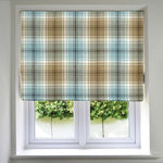 Carica l&#39;immagine nel visualizzatore di Gallery, McAlister Textiles Angus Duck Egg Blue Tartan Roman Blind mws_apo_generated 

