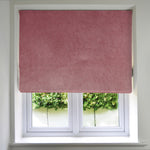 Carica l&#39;immagine nel visualizzatore di Gallery, McAlister Textiles Matt Blush Pink Velvet Roman Blind Roman Blinds Standard Lining 130cm x 200cm Rose Pink
