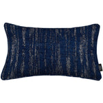 Carica l&#39;immagine nel visualizzatore di Gallery, McAlister Textiles Textured Chenille Navy Blue Pillow Pillow Cover Only 50cm x 30cm 
