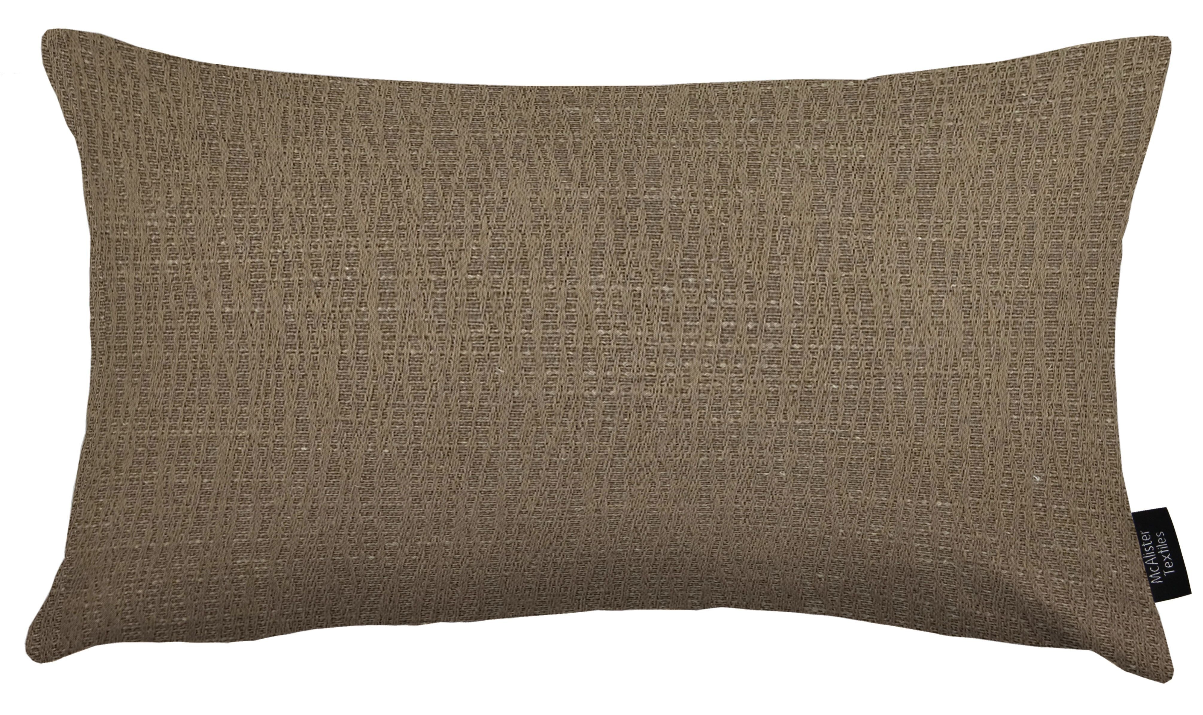 McAlister Textiles Linea Mocha Plain Pillow Pillow Cover Only 50cm x 30cm 